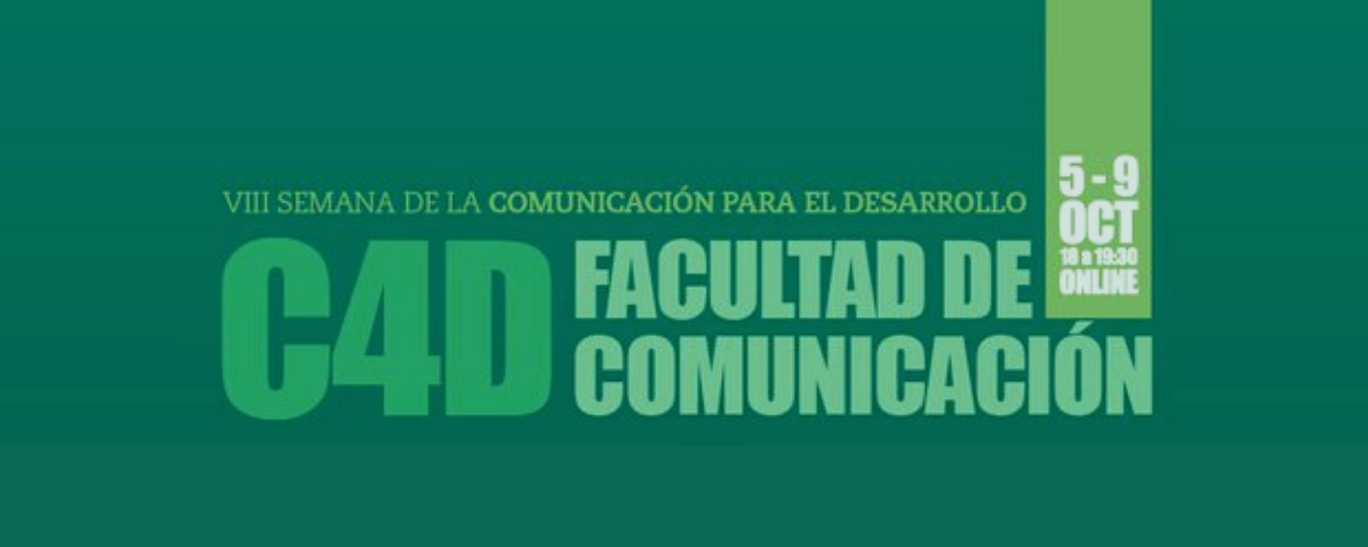 VIII Semana de la Comunicación para el Desarrollo   