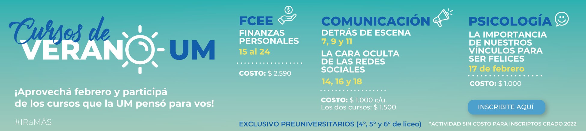 Cursos de Verano