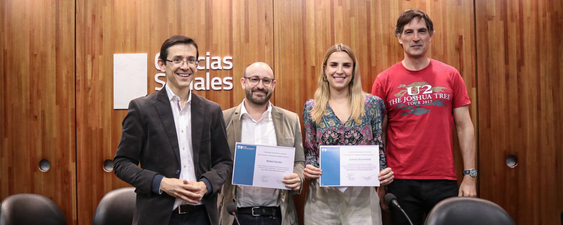Alumni UM ganó el Premio Nacional de Economía y docente UM recibió mención especial Alumni UM ganó el Premio Nacional de Economía y docente UM recibió mención especial