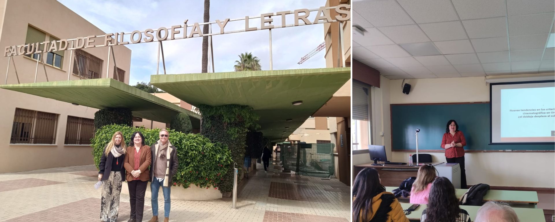Docente UM viajó a la Universidad de Málaga con el programa Erasmus+