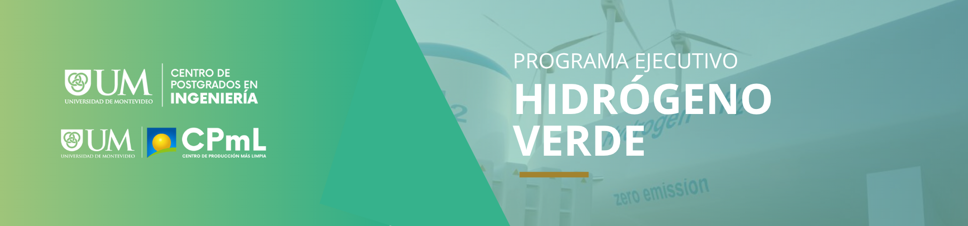 Programa Ejecutivo en Hidrógeno Verde. Aparece un centro de almacenaje del hidrógeno