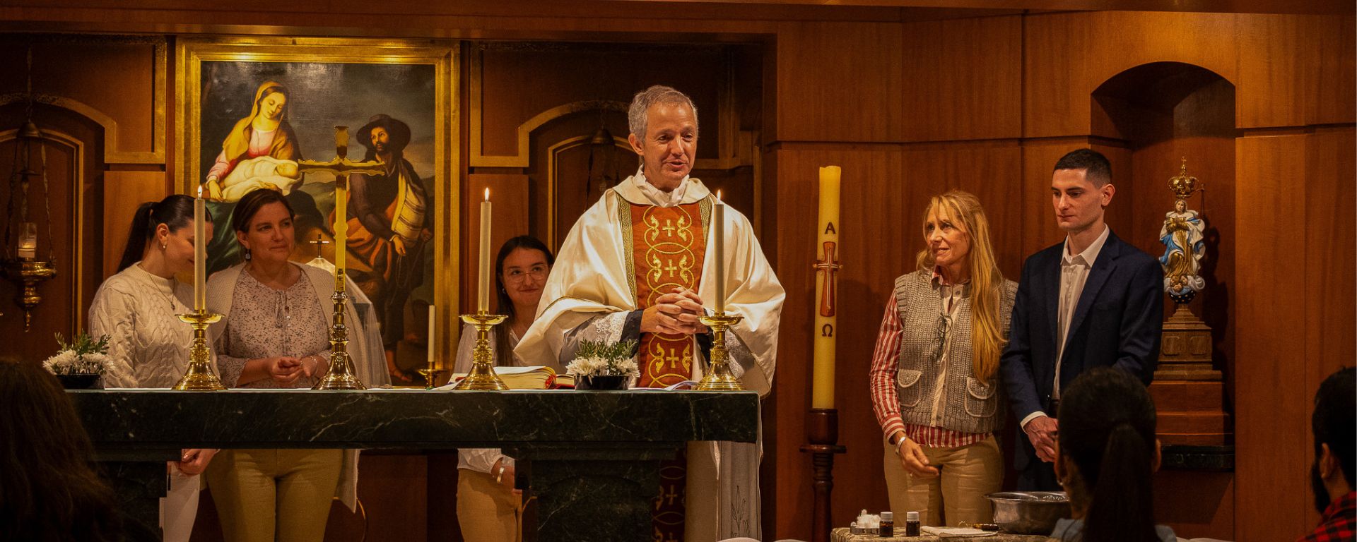 Capellanía celebró tres bautismos 