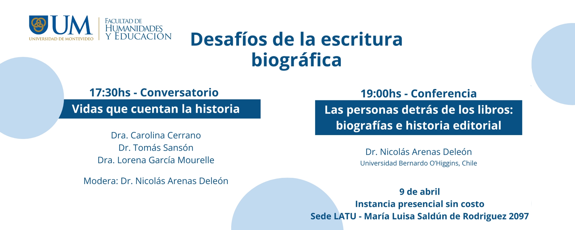 Desafíos de la escritura biográfica