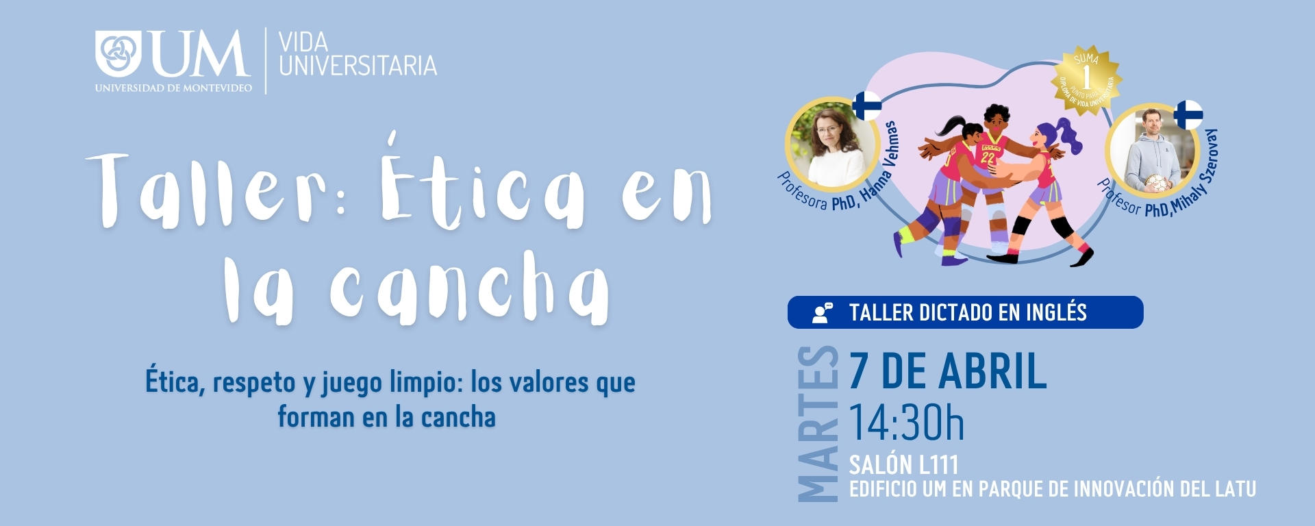 Taller sobre ética en la cancha