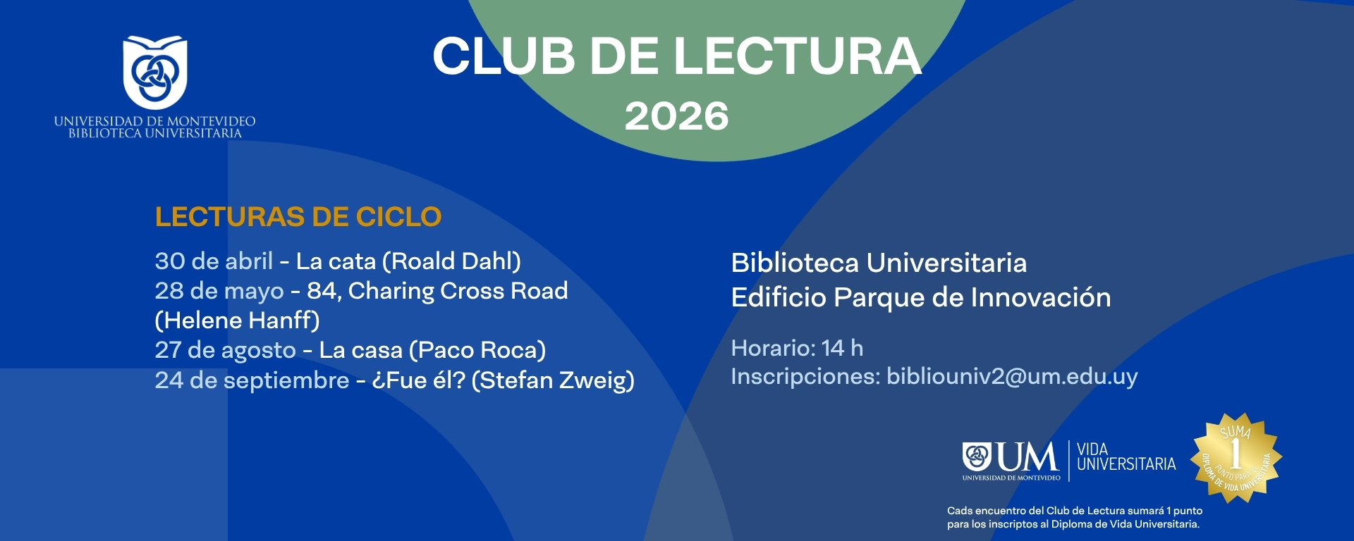 Club de lectura 2026