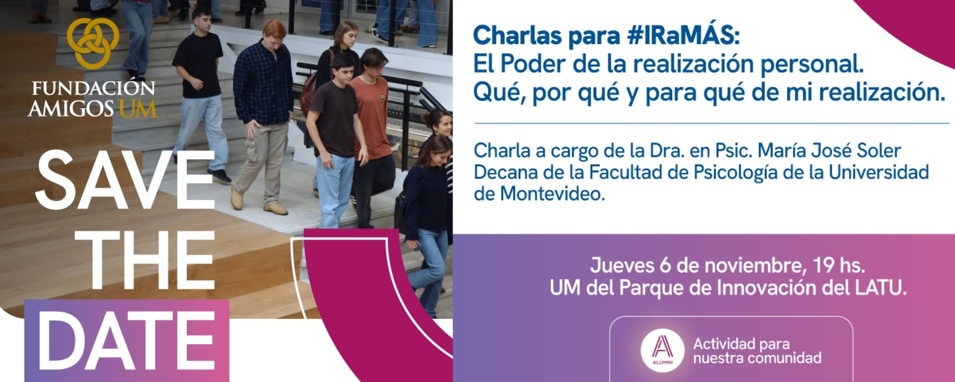 Charlas para IrAMás
