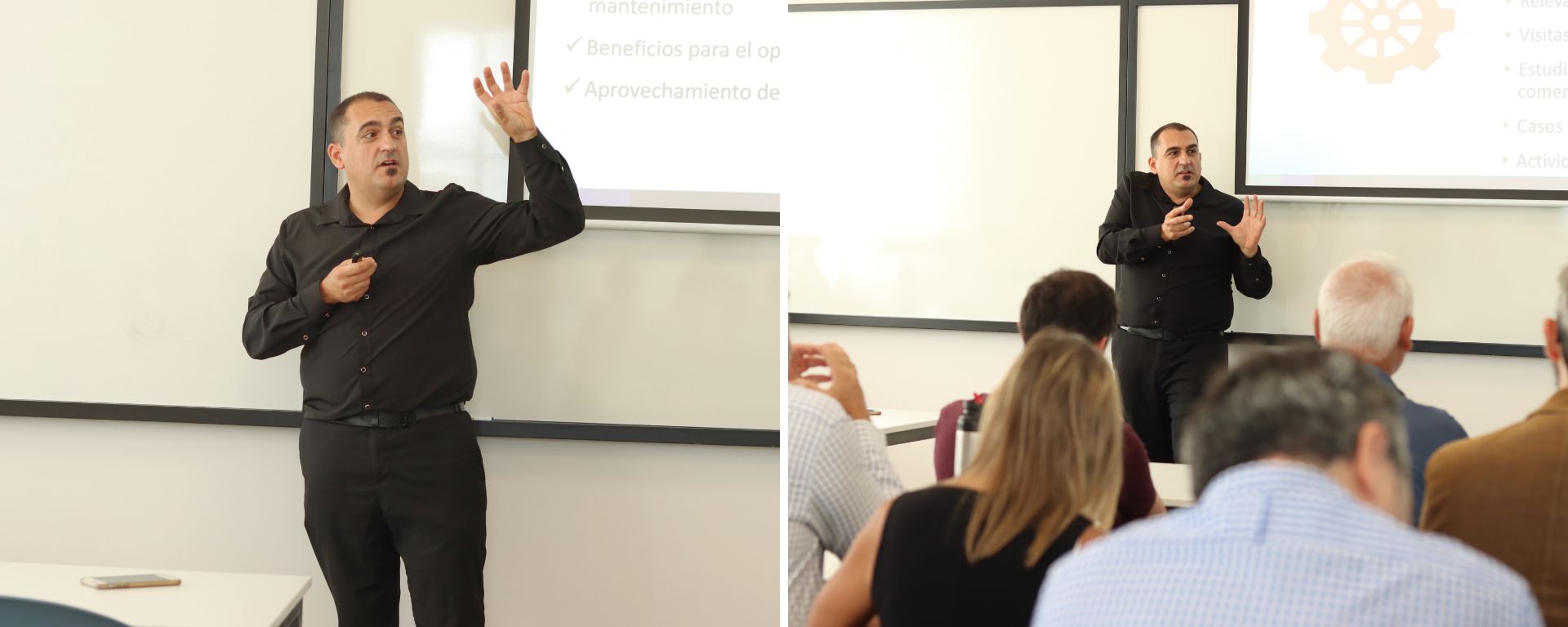 Marcelo Berglavaz Elgart, director de la carrera de Ingeniería Industrial de FIUM e integrante del CINOI