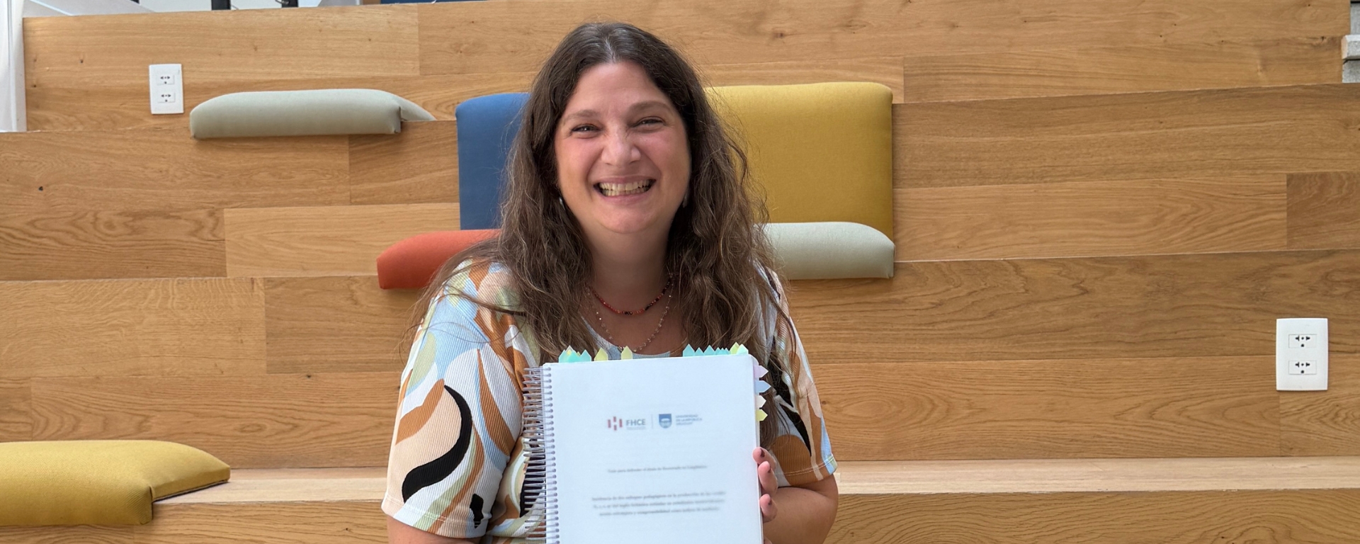 Vocación y aula: el recorrido doctoral de Cristina Chiusano