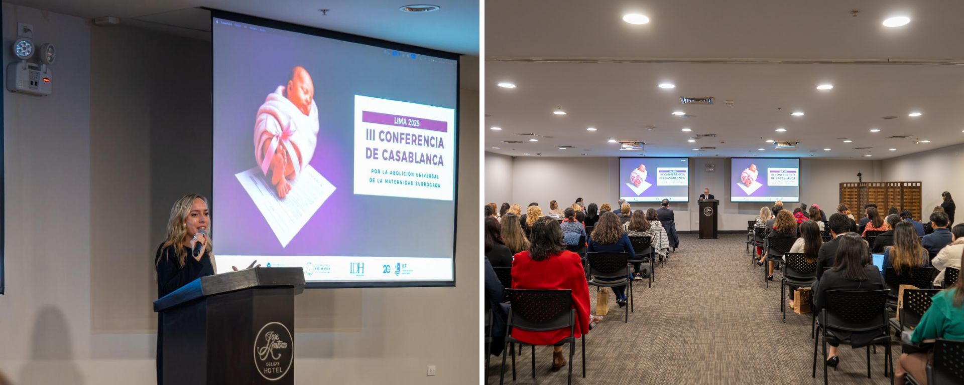 Sofía Maruri participó en un congreso internacional sobre maternidad subrogada