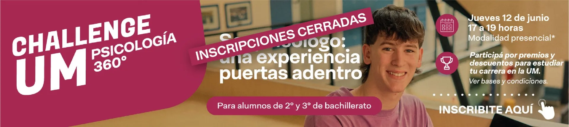 Banner Challenge PSIC INSCRIPCIONES CERRADAS 