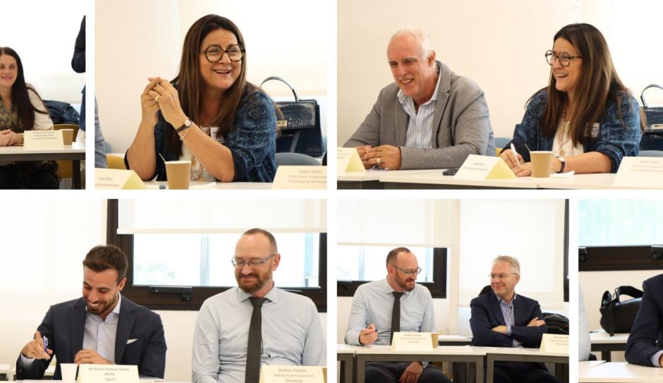 Tomas de lo que fue el intercambio entre los asistentes al encuentro del Grupo de Berlín en Montevideo