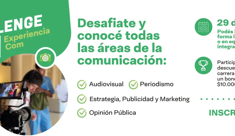 Nueva edición del Challenge FCOM, una oportunidad de vivir la experiencia profesional de los comunicadores