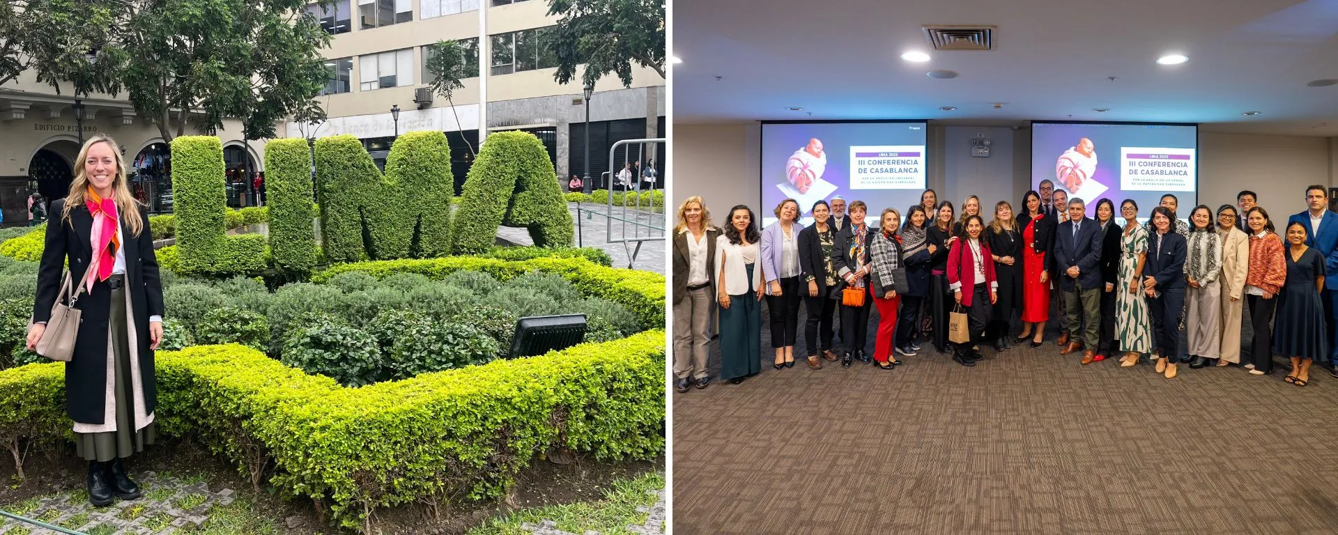 Sofía Maruri participó en un congreso internacional sobre maternidad subrogada