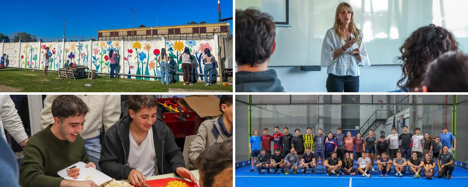 Alumnos participaron de talleres, jornadas de voluntariado, competencias deportivas y paseos con Vida Universitaria