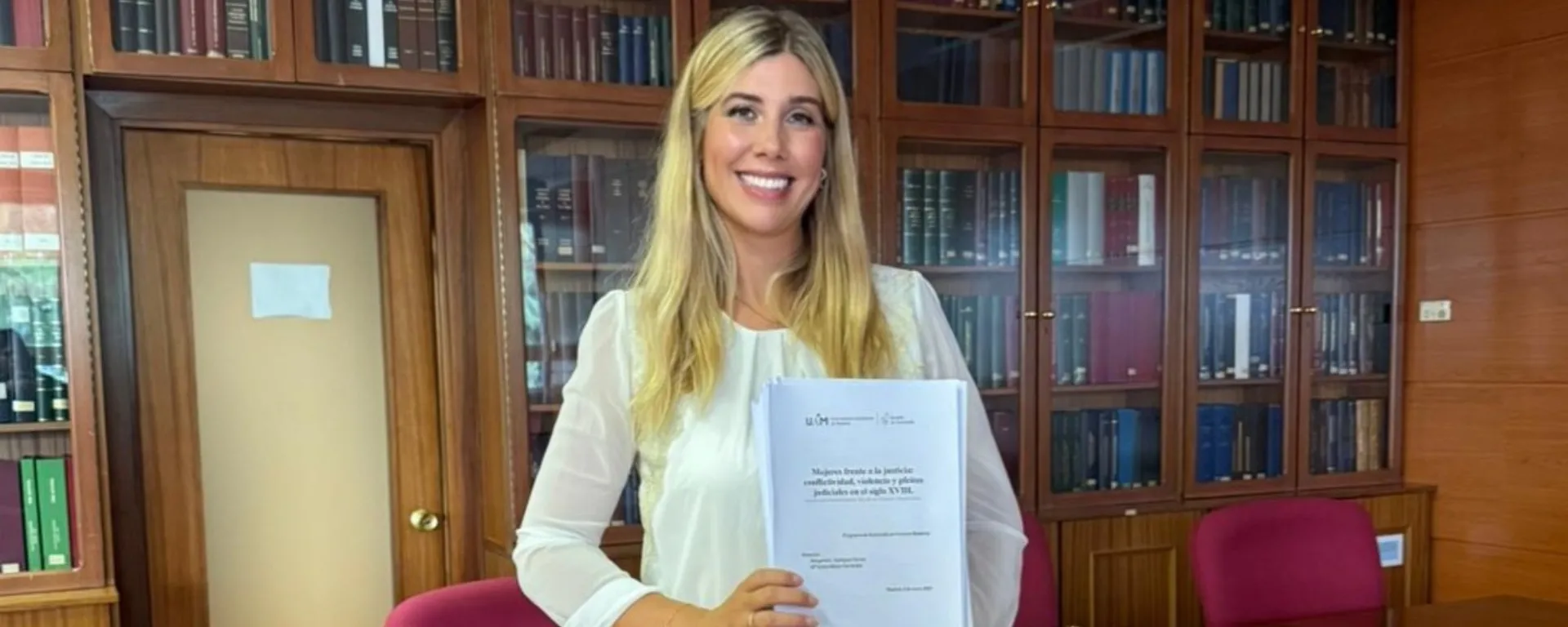 Nueva doctora en Historia Moderna: Florencia Machado defendió su tesis en Madrid Nueva doctora en Historia Moderna: Florencia Machado defendió su tesis en Madrid